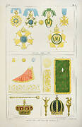 Brazilian Honorable Orders - Royal Mantle - Scepter and Crown