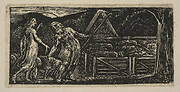 Thenot and Colinet Lead Their Flocks Together,  from Thornton's Pastorals of Virgil