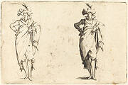 Gentleman Viewed from the Front with Hand on Hip