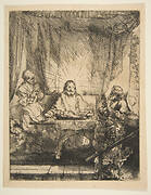 Christ at Emmaus: The Larger Plate