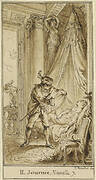 Second Day, Seventh Story: The Duke of Athens Contemplating the Sleeping Princess Alatiel