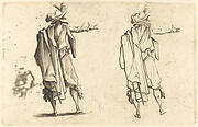 Man seen from Behind with His Right Arm Extended