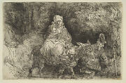 The Flight into Egypt: Crossing a Brook