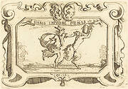 Mercury Chasing a Satyr Holding a Book