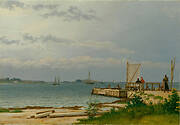 View towards Koster from the jetty at Kallehave
