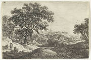 Heuvellandschap met een dorp