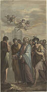 Christ with Apostles and a Roman Soldier