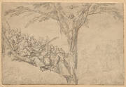 The Crucified Christ as the Tree of Life with Monks and Nuns