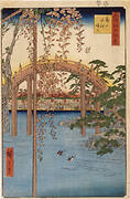 Precincts of the Tenjin Shrine in Kameido