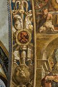 A detail of the intrados outer band of the Monastery Chapel