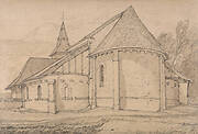 East End of the Abbey Church of St. Paul at Rouen, Normandy