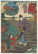 Sakamoto, from the series, Sixty-nine stations along the Kisokaido