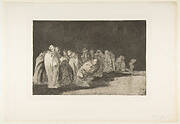 Plate 8 from the 'Disparates': The men in sacks