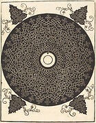 The Third Knot (with a black circle on a white medallion)