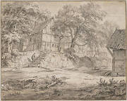 Cottages among Trees