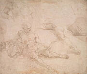 Study for the figure of Diogenes in the "School of Athens"