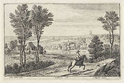 Landschap met een ruiter