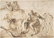Study of Animals and Figures