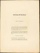 Voyage en bateau