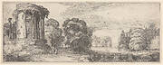 Landscape with a Round Temple by a River