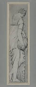 Study of a Nymph from the Fountain of the Innocents, after Jean Goujon
