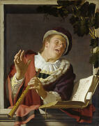 Singing Cornett Player