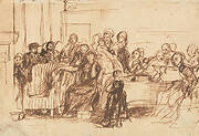 Sketch for "Reading the Will"