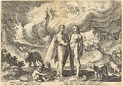 Prometheus Making Man and Animating Him with Fire from Heaven