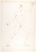 Study of a Nude Man in Profile turned to the Right